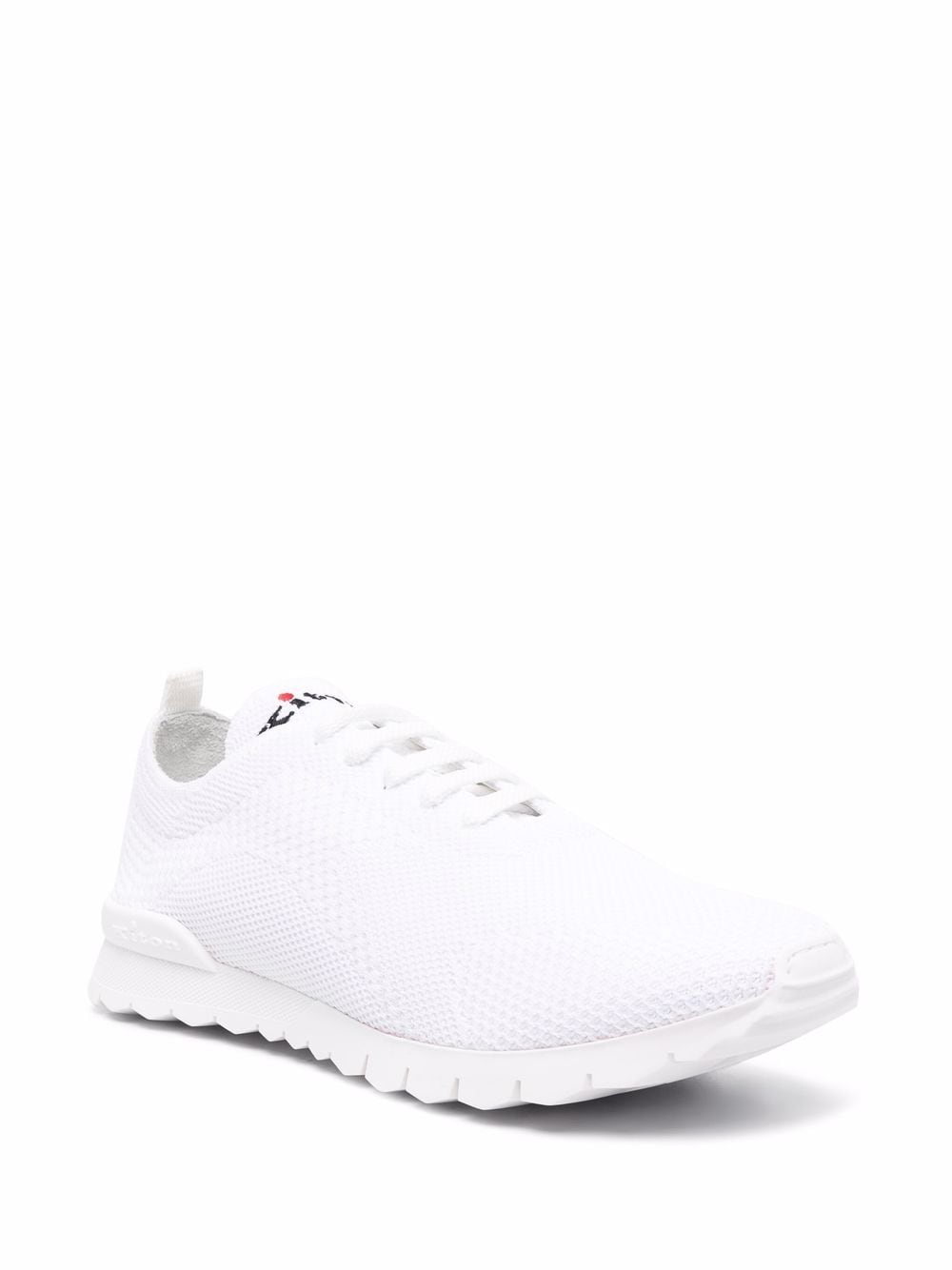 Kiton FIT sneakers met textuur - Wit