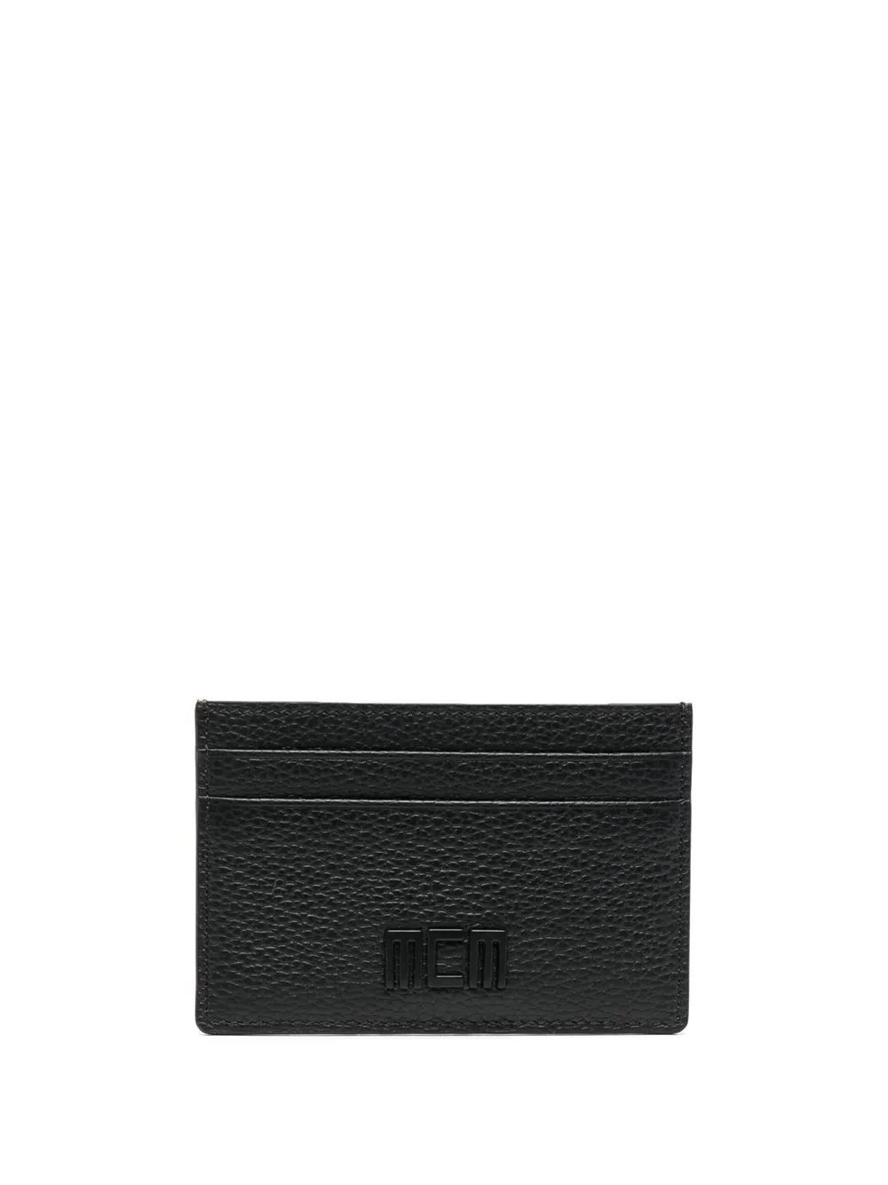 

MCM debossed-logo detail cardholder - Black