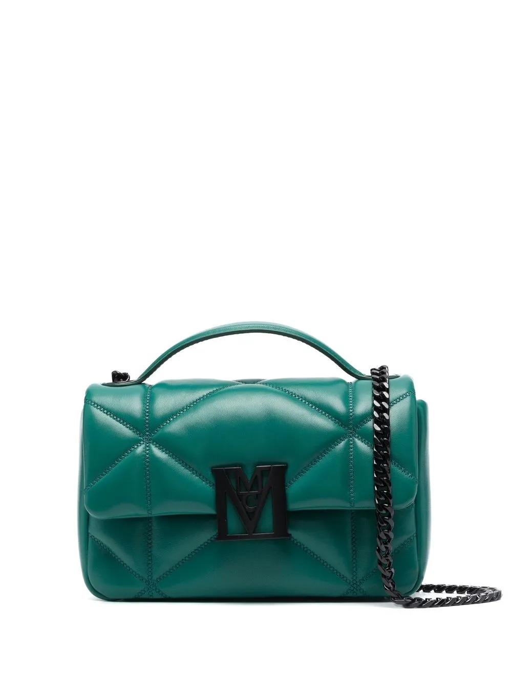 

MCM bolsa satchel Travia mini - Verde