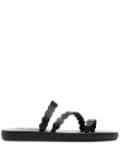 Ancient Greek Sandals Oceanis leather sandals - Black