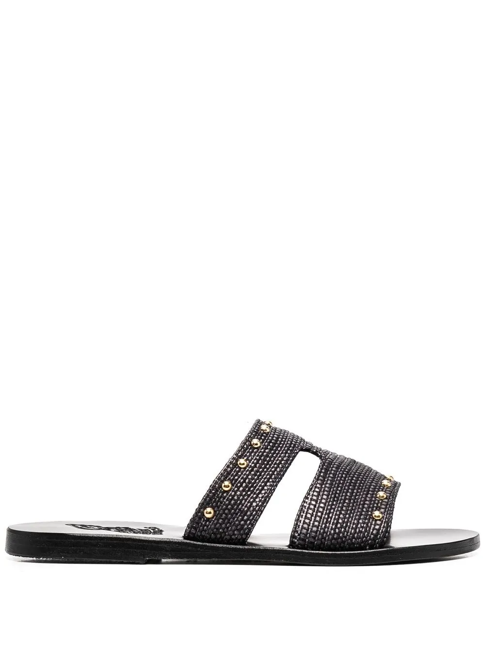 

Ancient Greek Sandals sandalias con apliques - Negro