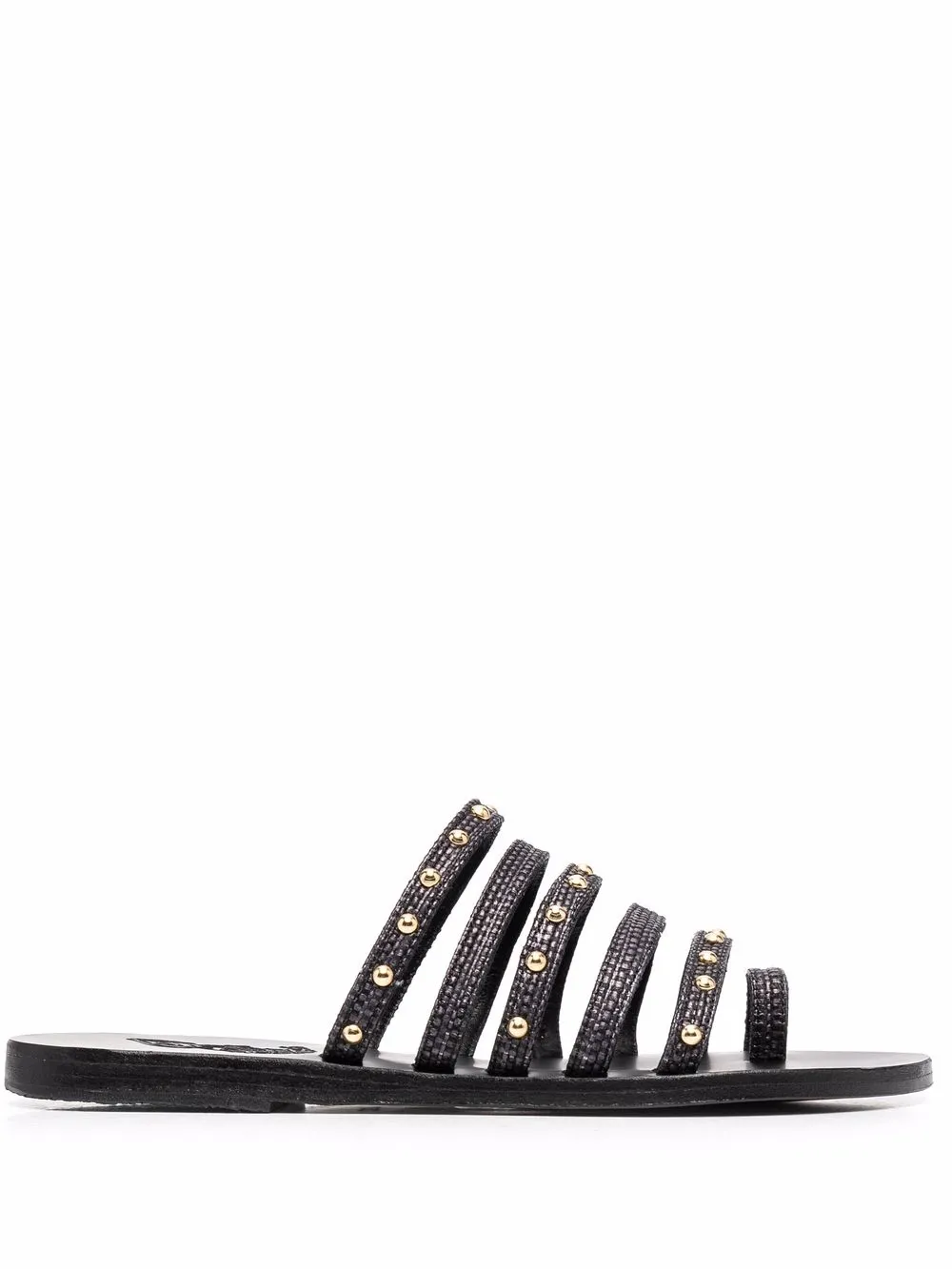 

Ancient Greek Sandals Niki stud detailing sandals - Black