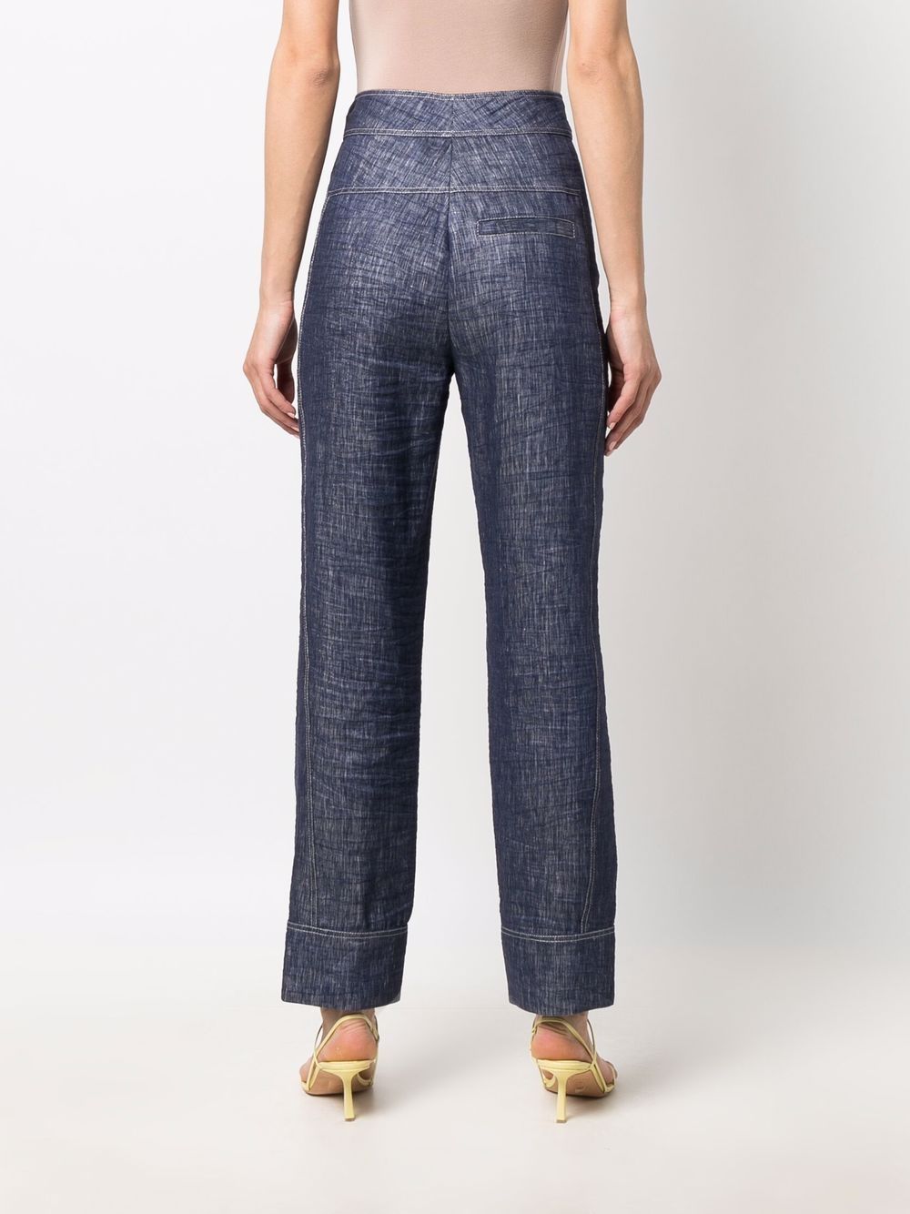 фото Genny high-waisted straight-leg jeans