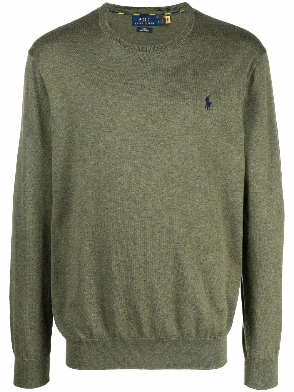 

Polo Ralph Lauren suéter con logo bordado - Verde