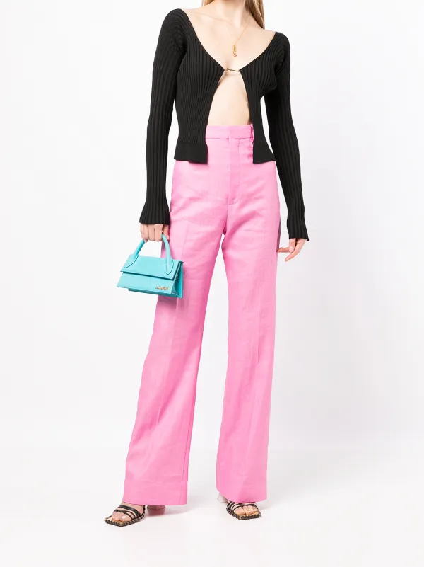 high-waisted wide-leg Trousers - Farfetch