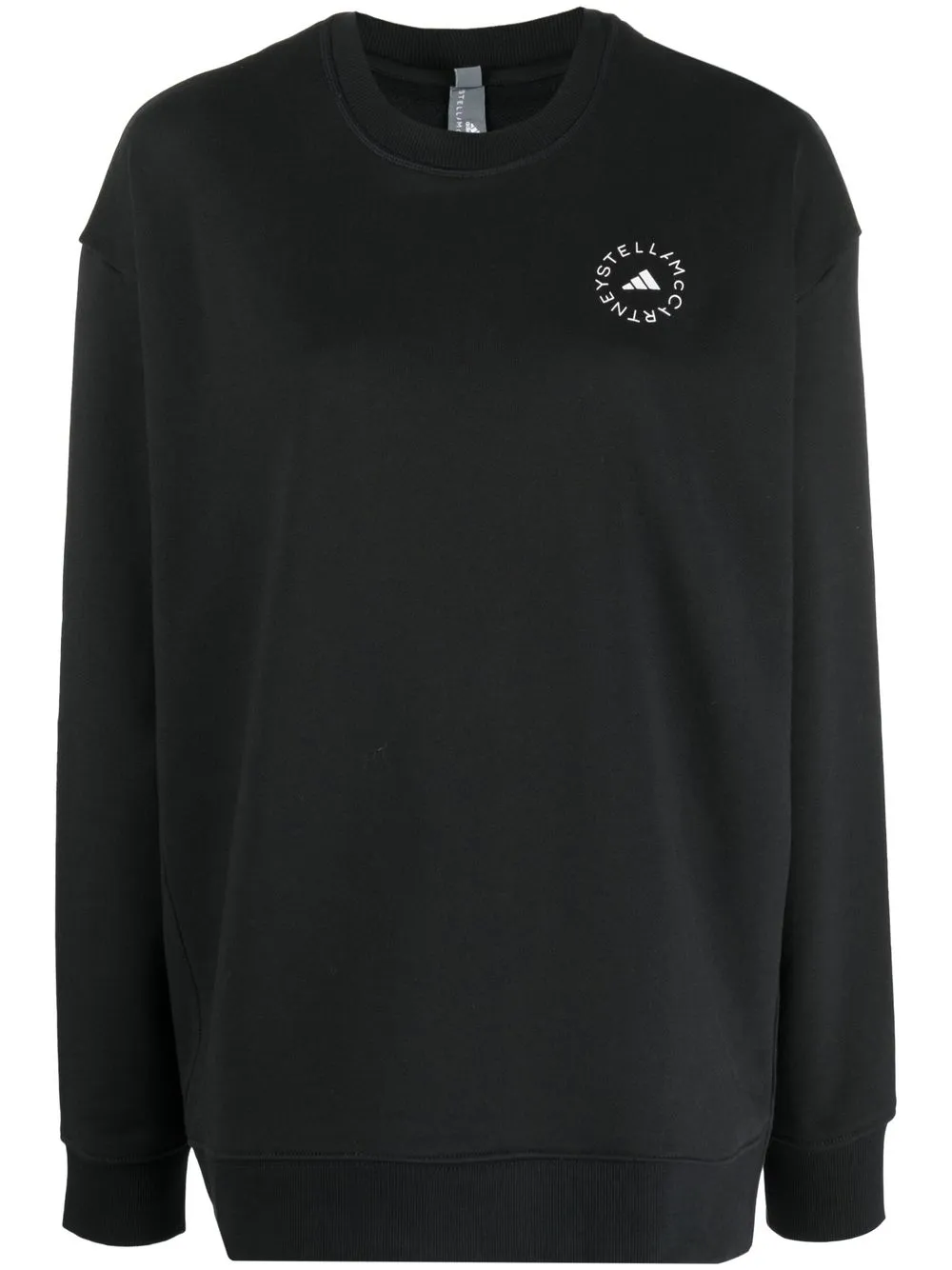 

adidas by Stella McCartney sudadera con logo estampado - Negro