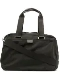 agnès b. small logo tag holdall - Green