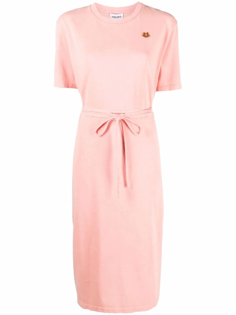 

Kenzo belted-waist T-shirt dress - Pink