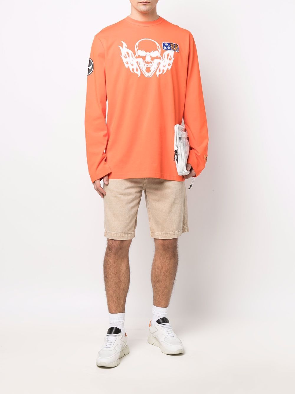 фото Heron preston skull-print sweatshirt