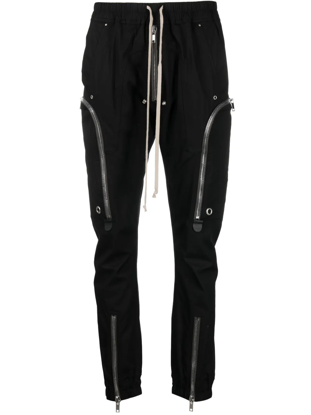 

Rick Owens pantalones con cordones y bolsillos - Negro
