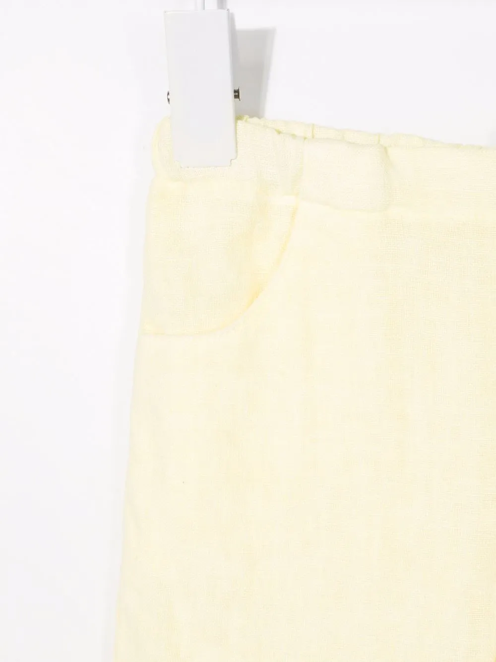 Siola Straight-leg Linen Trousers - Yellow 