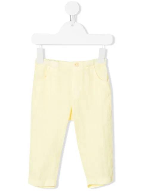 Siola straight-leg linen trousers 