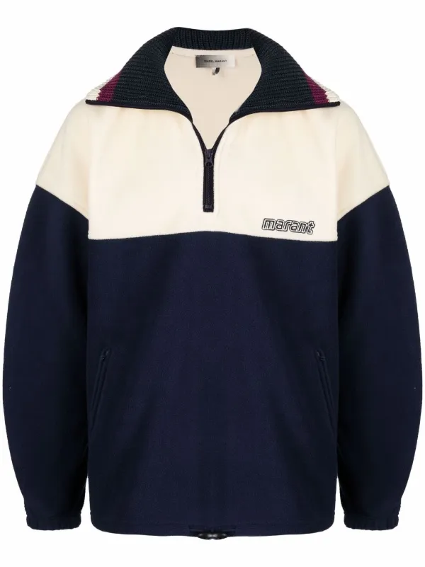 isabel marant half zip sweater