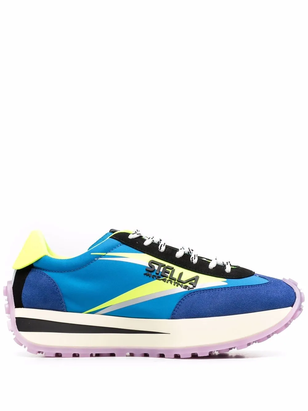 

Stella McCartney tenis bajos Reclypse - Azul