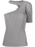 RTA asymmetric short-sleeved T-shirt - Grey