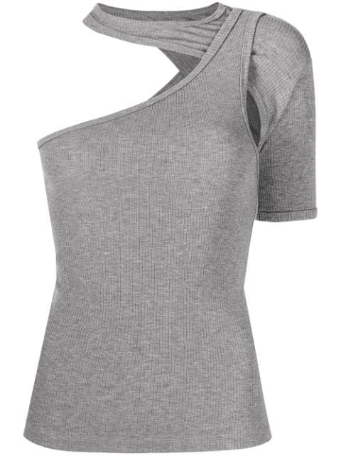 RTA asymmetric short-sleeved T-shirt 