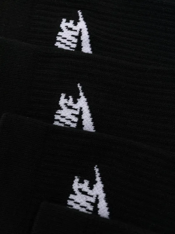 nike black crew socks men