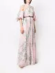 Giambattista Valli botanical-print off-shoulder dress