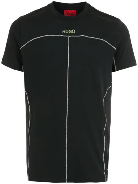 HUGO Camiseta mangas curtas com logo