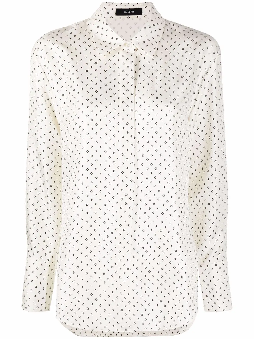 

JOSEPH Joe geometric-print silk blouse - Neutrals