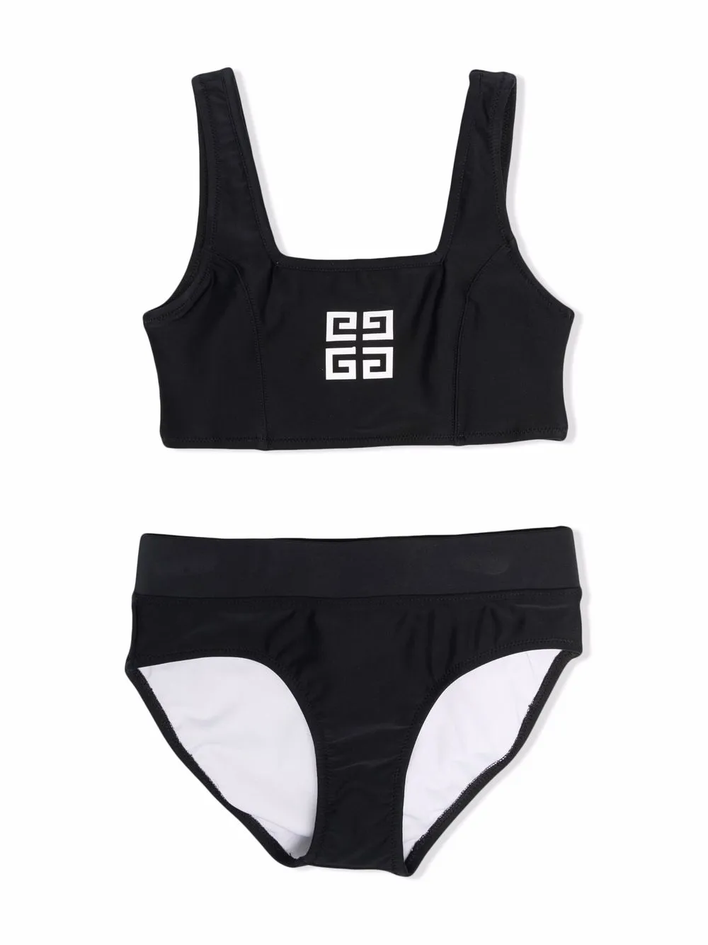 Givenchy Kids logo-print tank-top bikini