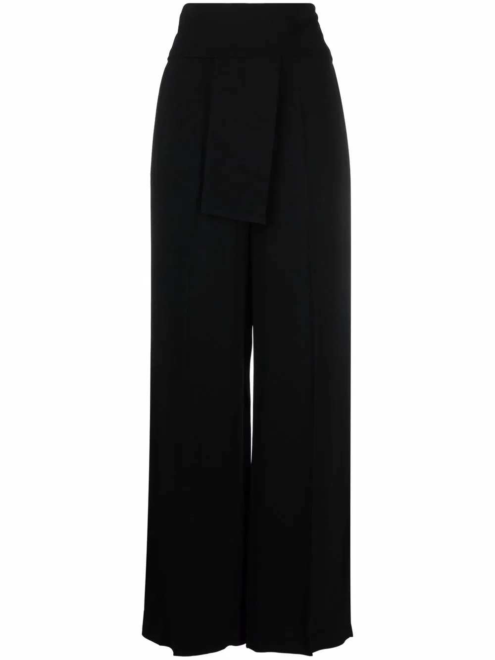 

Lanvin pantalones rectos con tiro alto - Negro