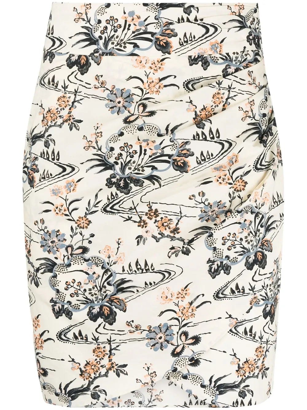 Ba&Sh Falco draped mini skirt