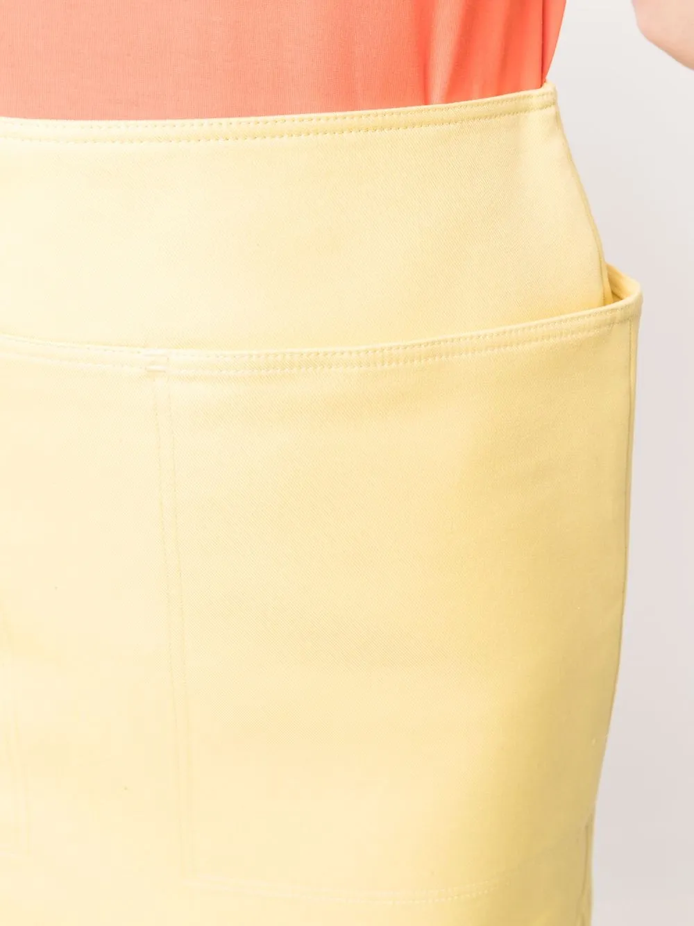 Max Mara High waist kokerrok Geel
