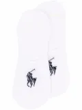 Polo Ralph Lauren logo-print 3 pack socks - White