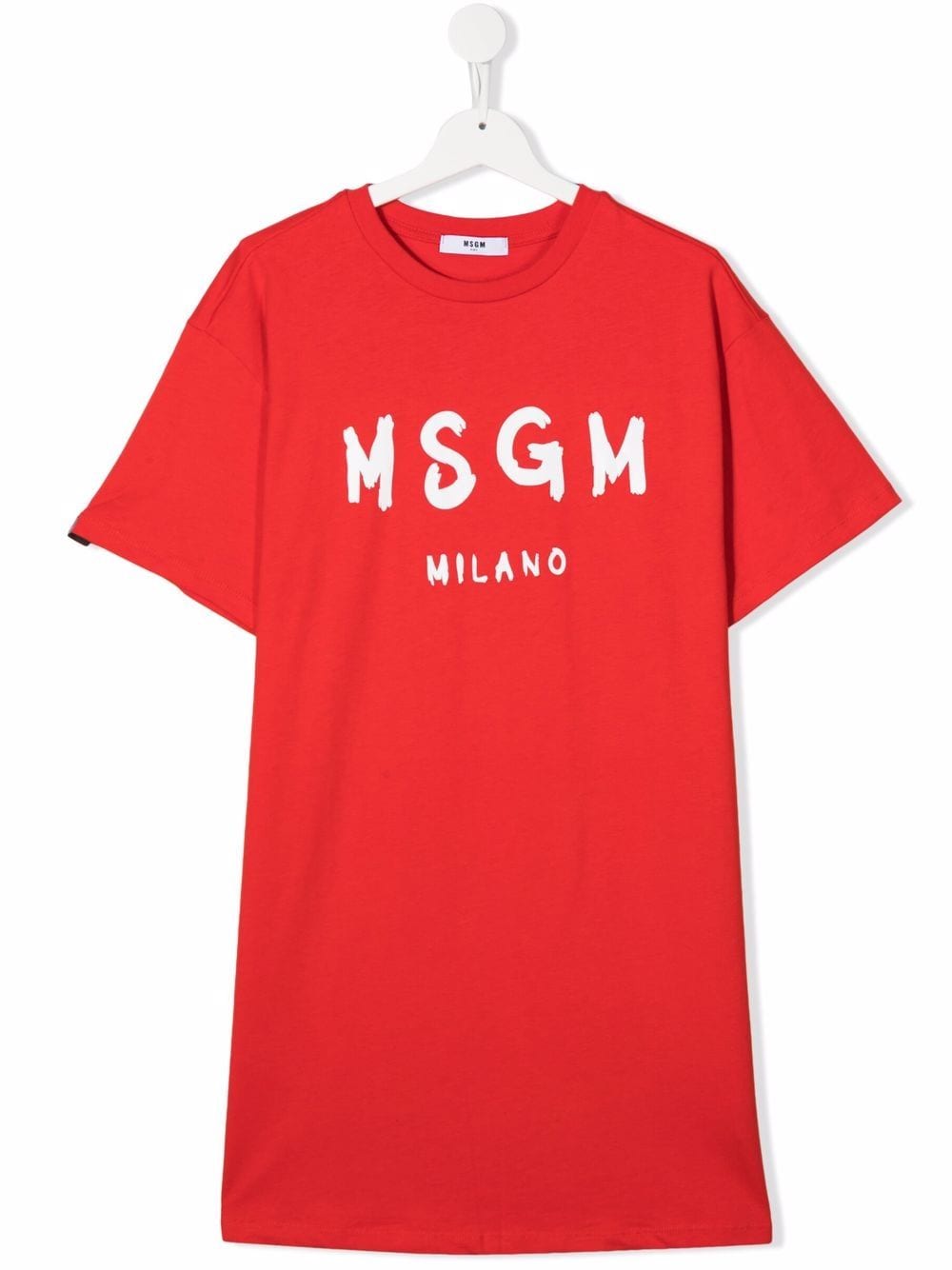 фото Msgm kids платье-футболка с логотипом