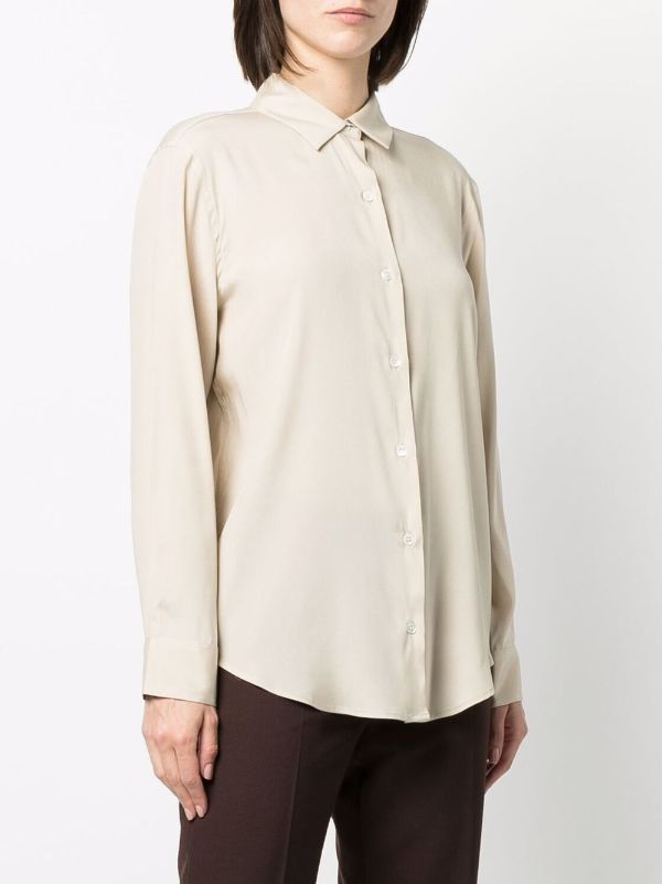 Long Sleeve Silk Shirt