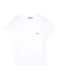Maison Kitsuné Fox-patch classic-pocket T-shirt - White