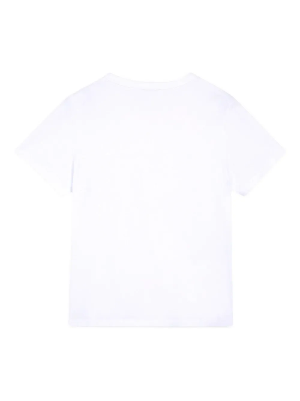 Maison Kitsuné Fox-patch classic-pocket T-shirt Wit