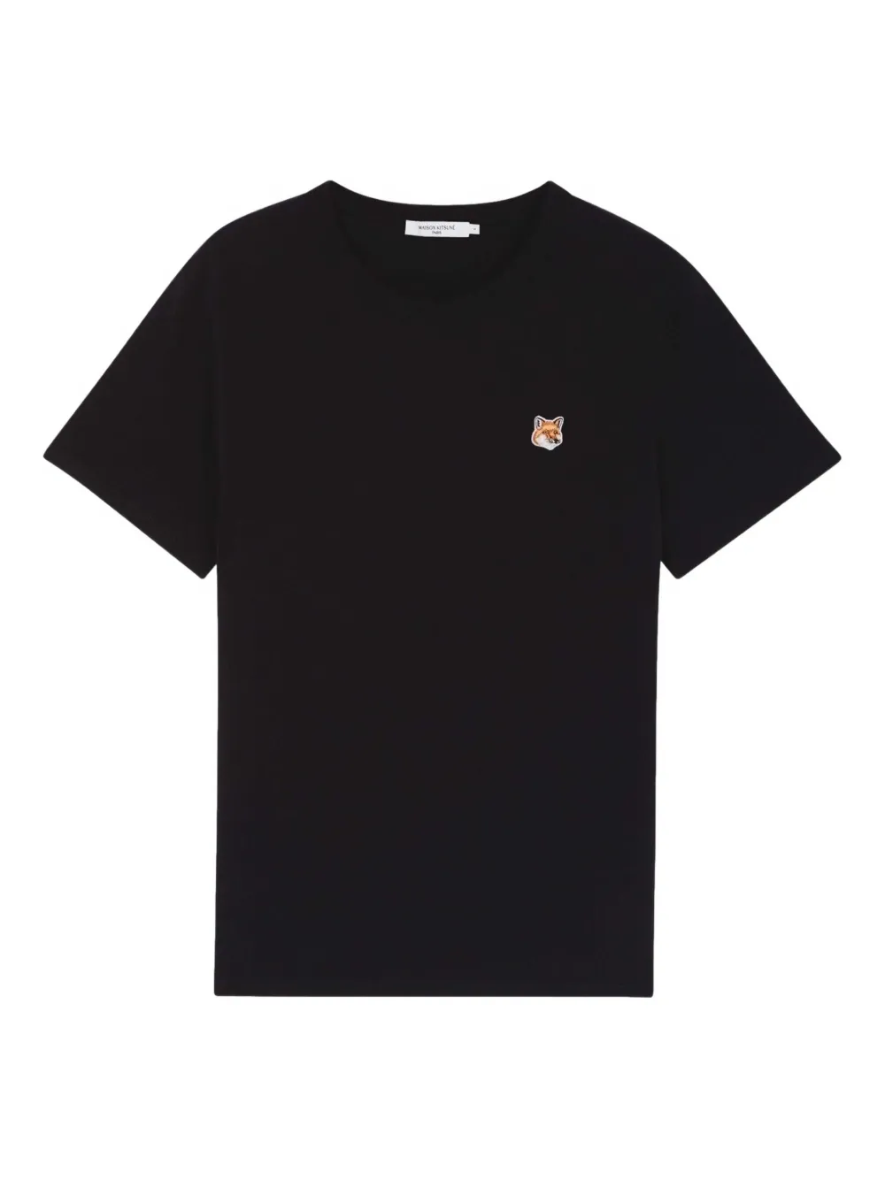 Maison Kitsuné Fox Head-patch T-shirt - ブラック Maison Kitsuné Fox Head-patch T-shirt - ブラック