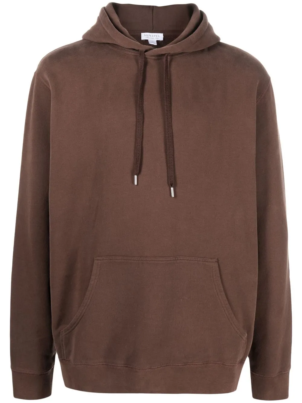 

Sunspel hoodie manga larga - Marrón