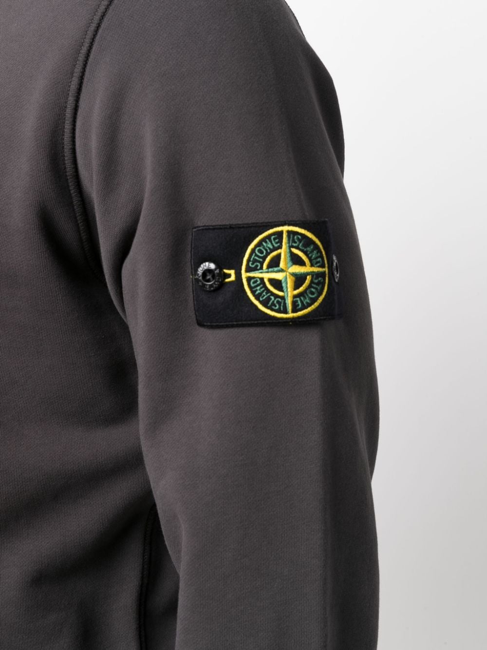 фото Stone island толстовка с круглым вырезом и нашивкой compass