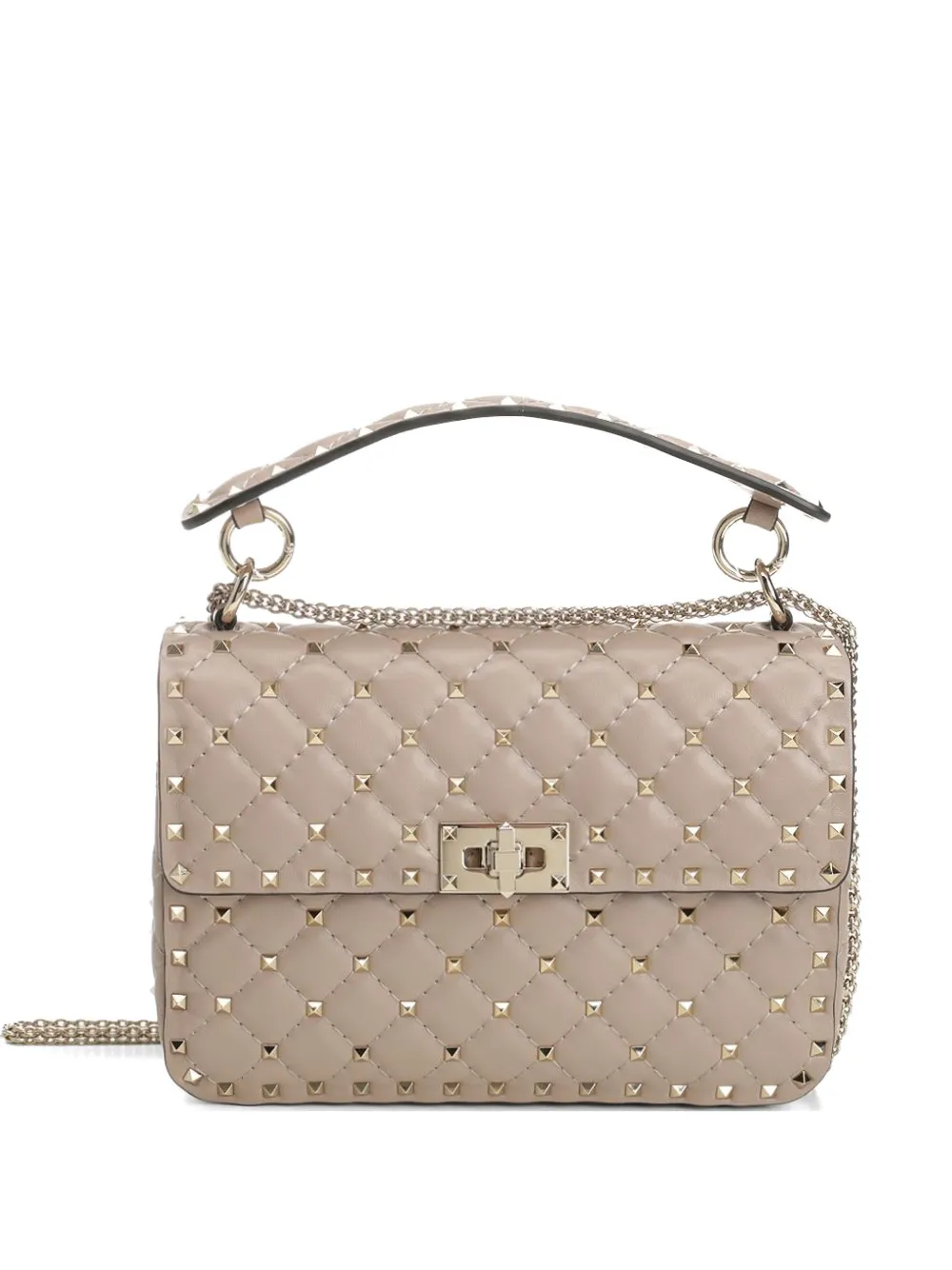 Valentino Garavani ロックスタッズ スパイク ショルダーバッグ M