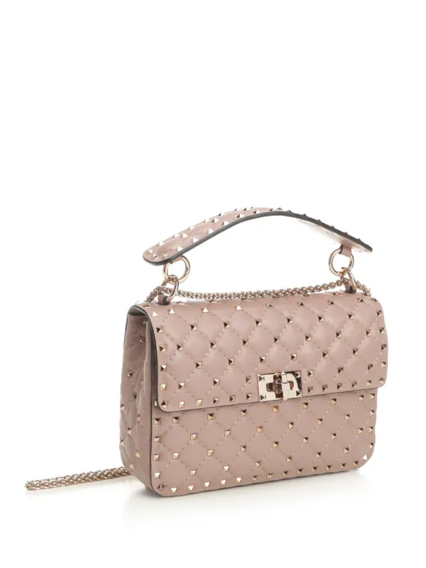 Valentino Garavani ロックスタッズ スパイク ショルダーバッグ M