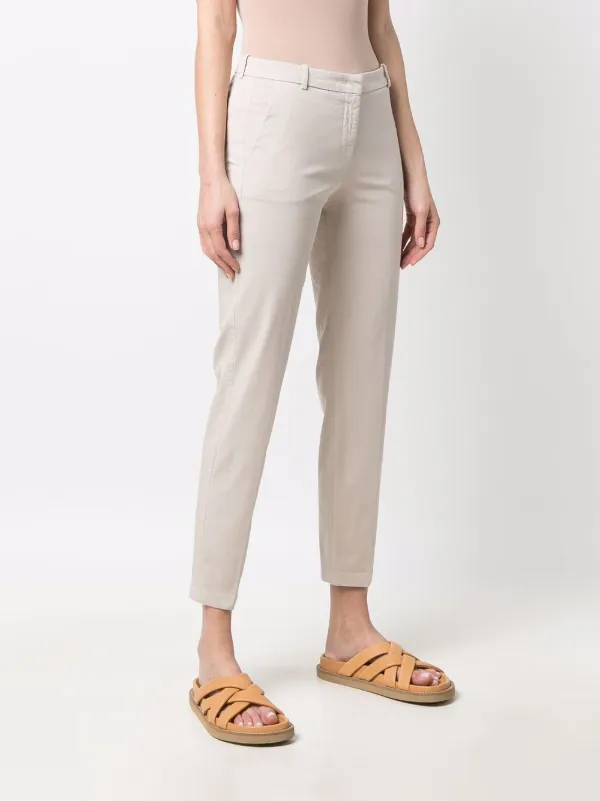 Cropped chino deals trousers womens