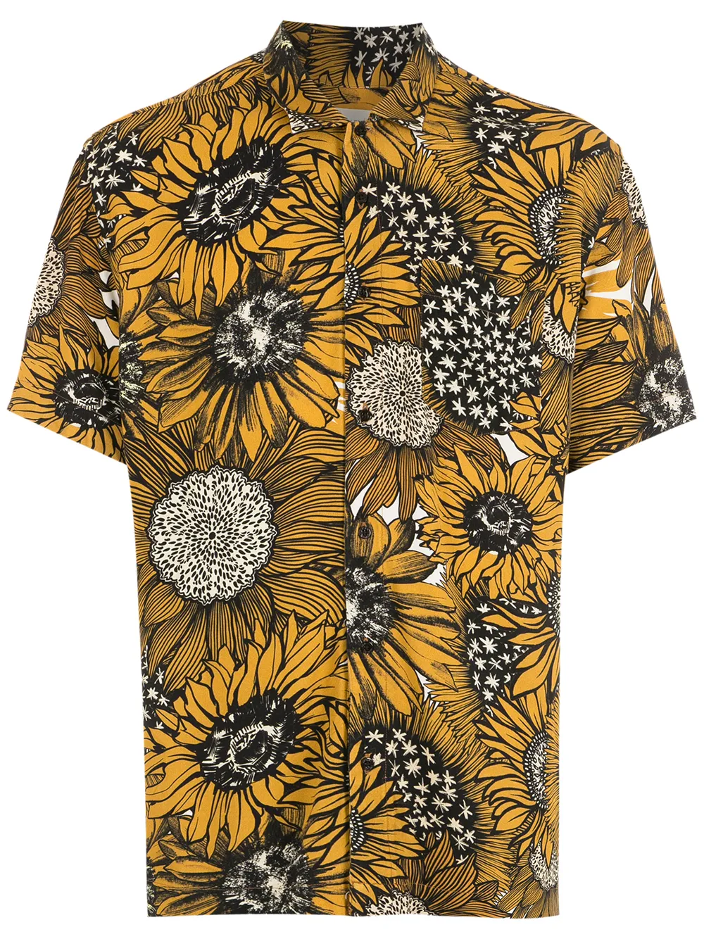 

Osklen floral-print short-sleeve shirt - Yellow