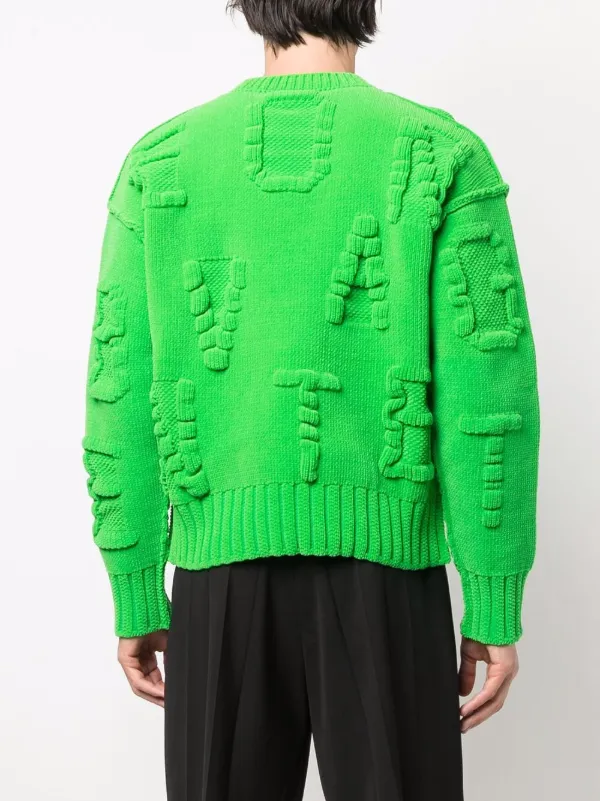ottolinger alphabet knitted jumper