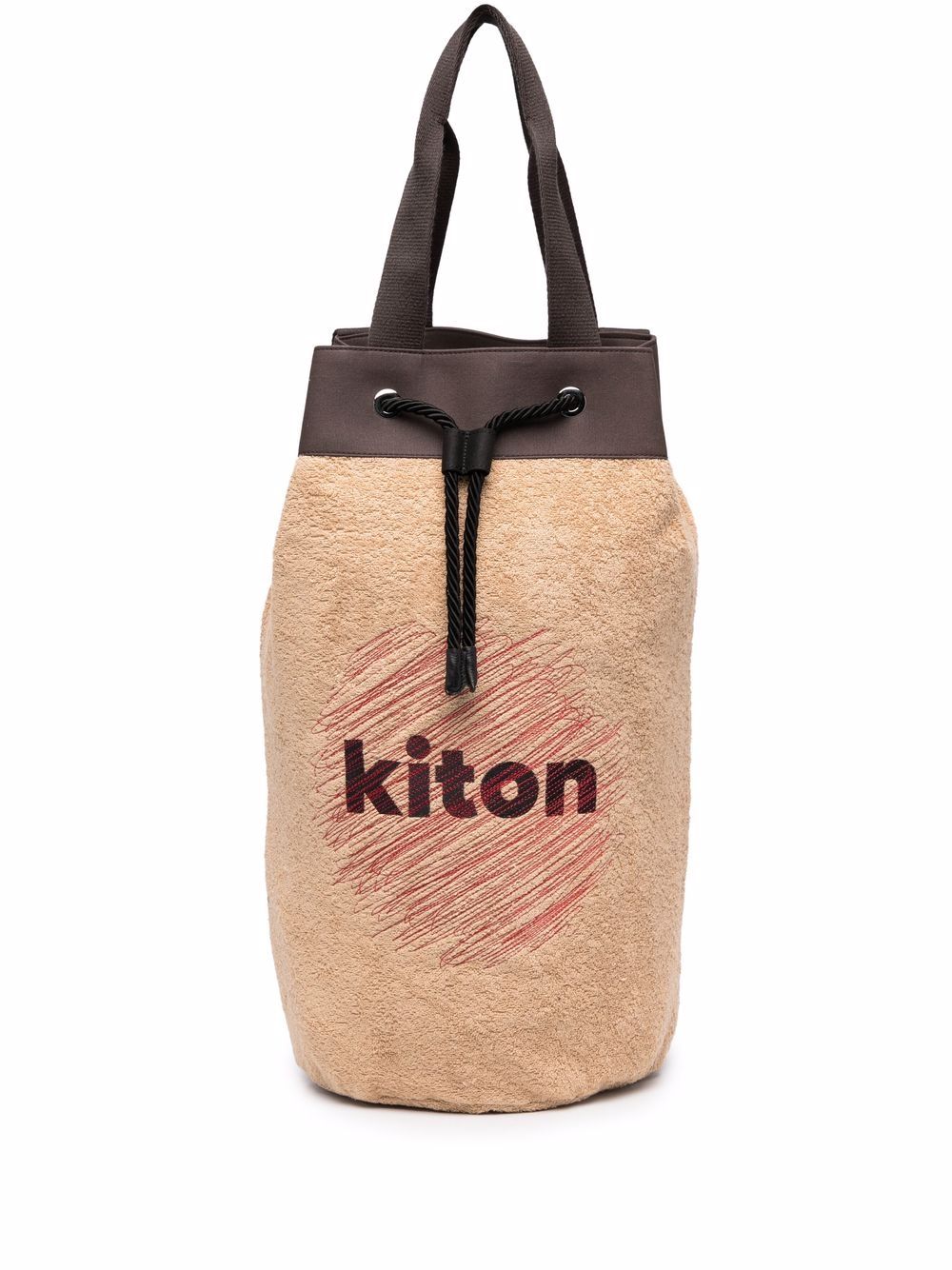 фото Kiton большая сумка-ведро с логотипом