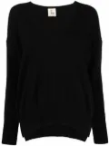 PAULA V-neck cashmere jumper - Black