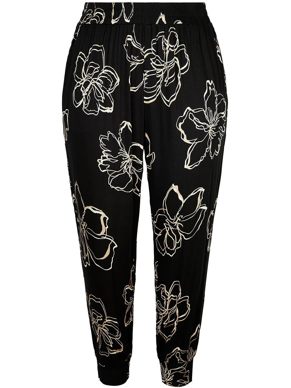 

11 Honoré Devan floral-print track pants - Black