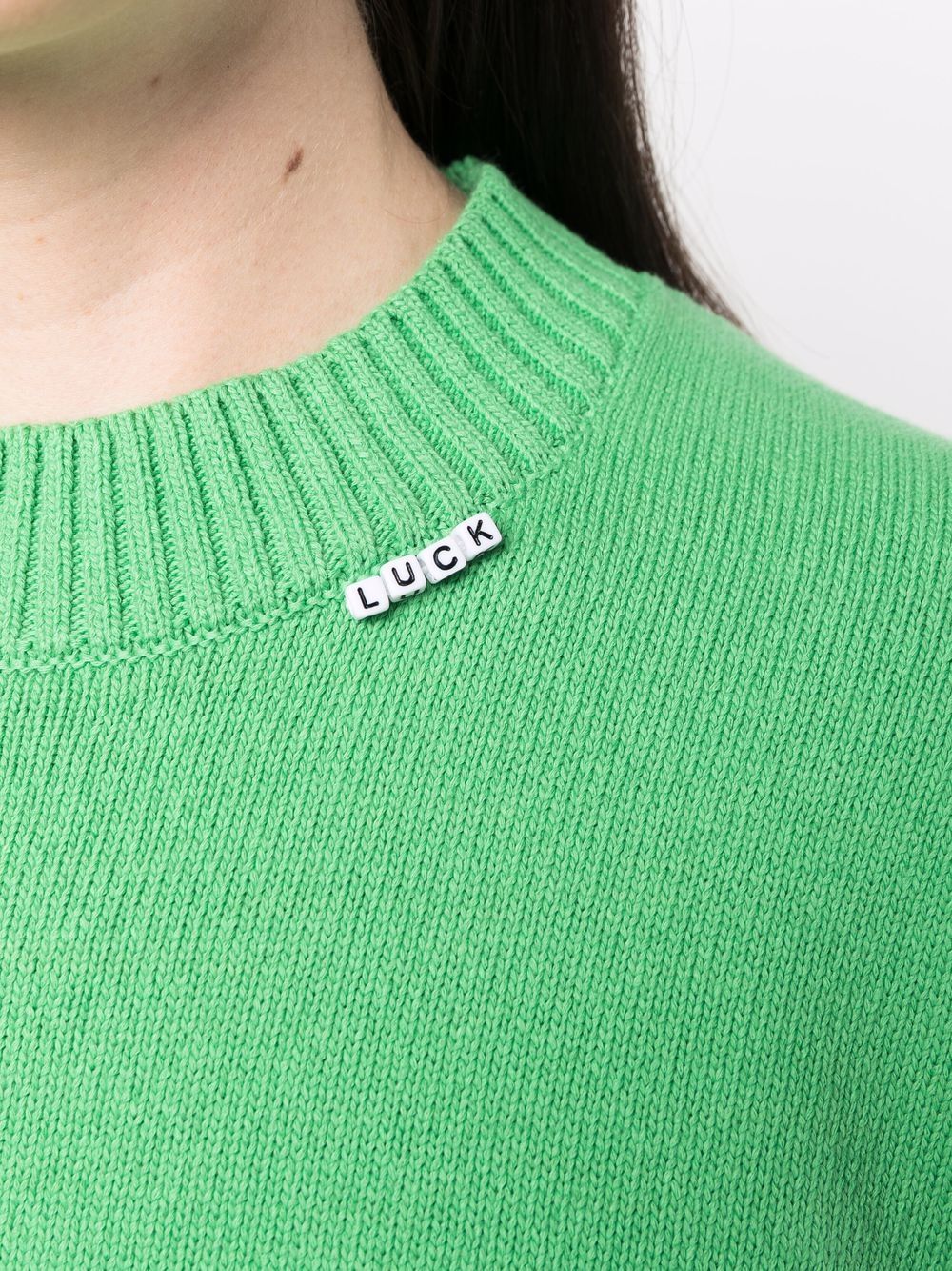 фото Mira mikati bead-embellished crew neck jumper