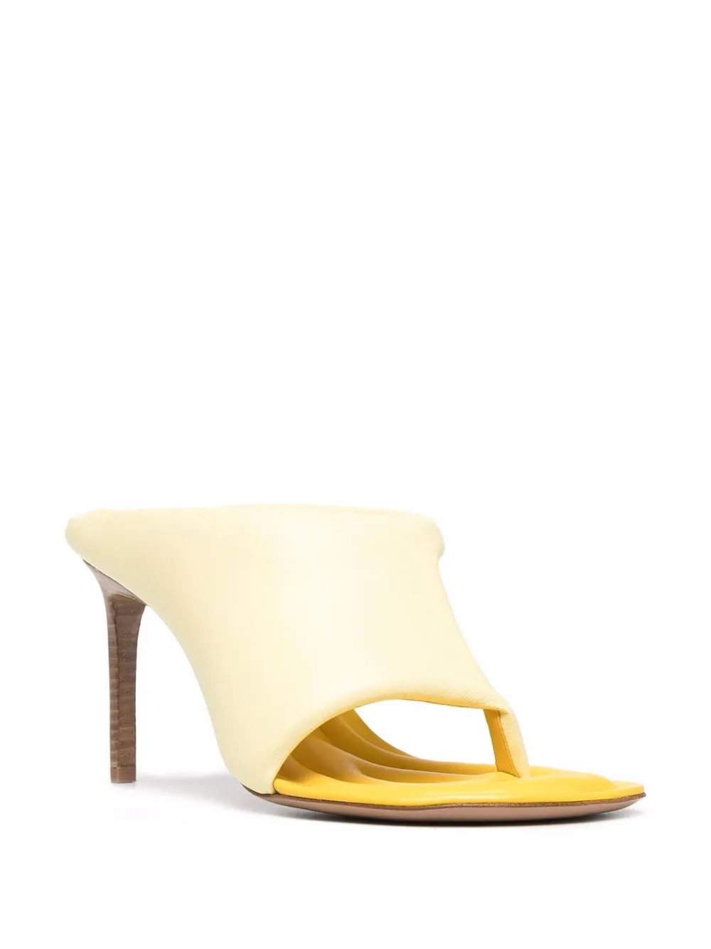 Image 2 of Jacquemus asymmetric open-toe heeled mules