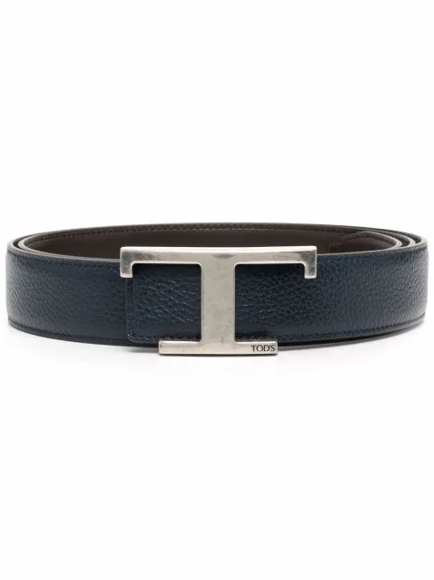 Tod's T logo buckle belt