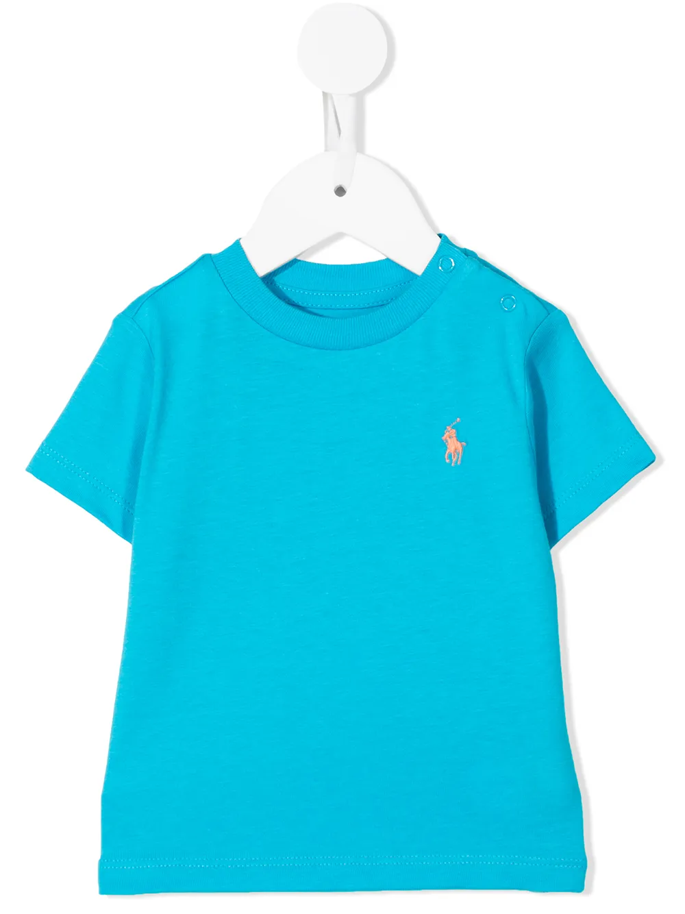 

Ralph Lauren Kids playera con logo bordado - Azul