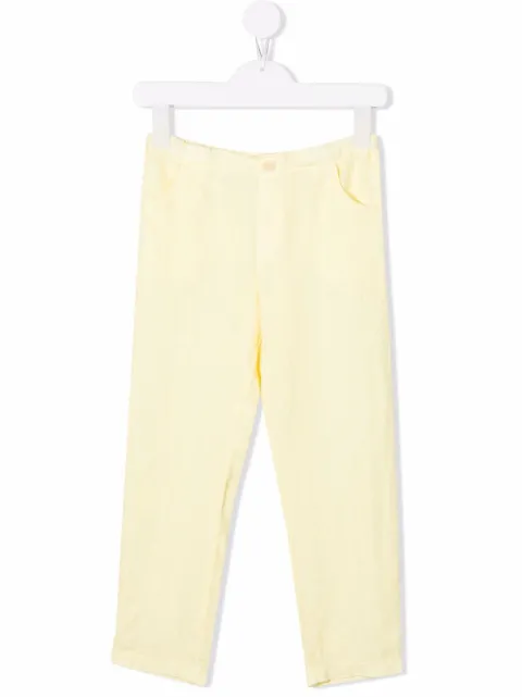 Siola straight-leg linen trousers 