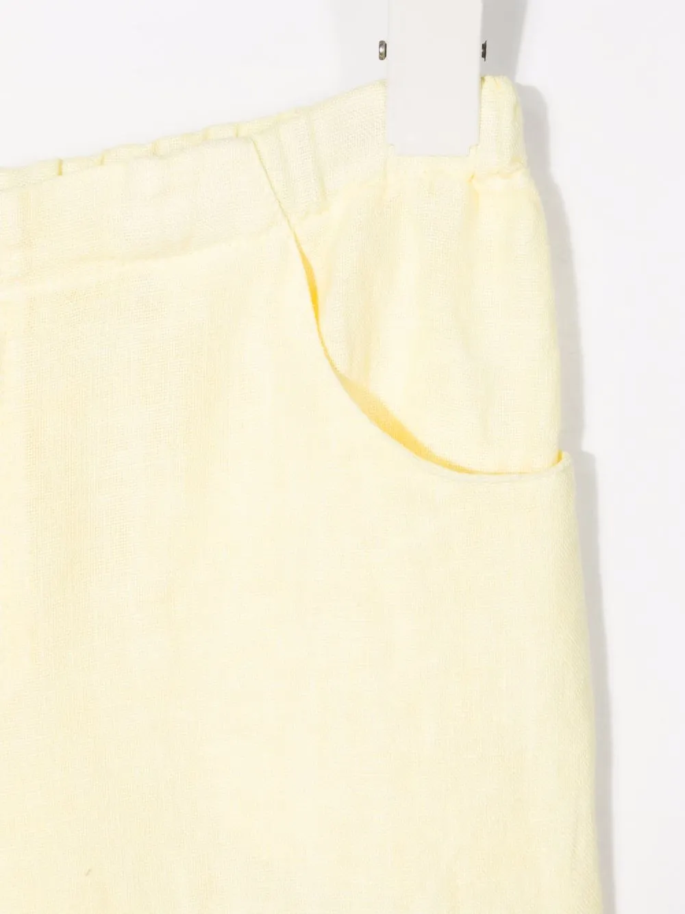  Siola Leinenhose Mit Geradem Bein   Gelb 